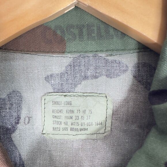 USMC Military Camouflage Jacket Men’s Small Woodland Camo Twill BDU Combat Field - Picture 6 of 14